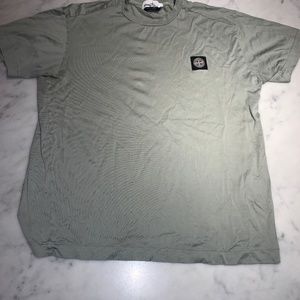 Olive Green Stone Island T-Shirt